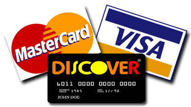For your convenience, we accept payments made with Visa, Mastercard, Discover and American Express