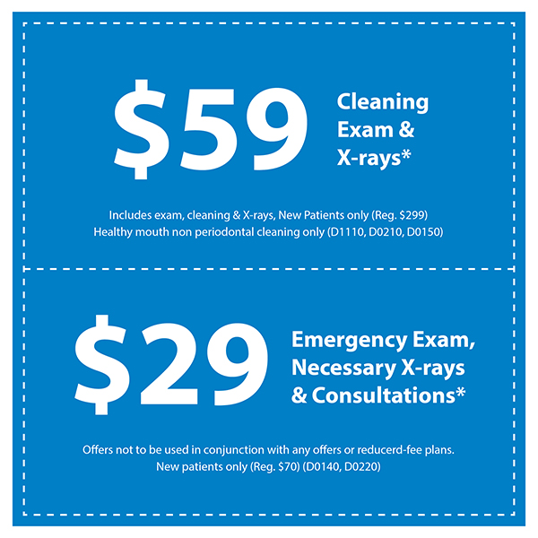 New Patient Special Offers at Edgewater Family Dentistry